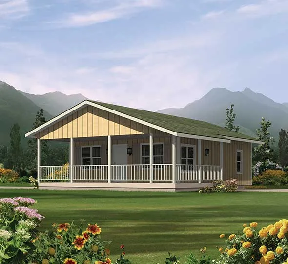 Full Rendering for House Plan #630027