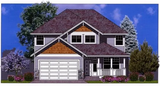 Full Rendering for House Plan #508622