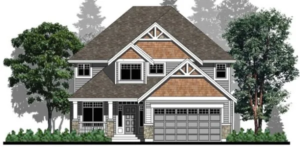 Full Rendering for House Plan #508433