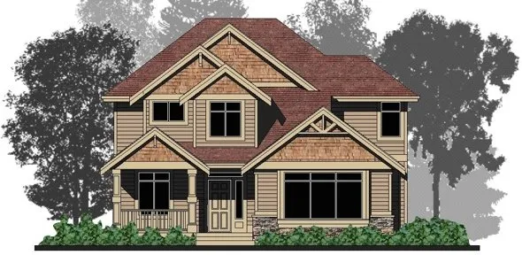 Full Rendering for House Plan #503422