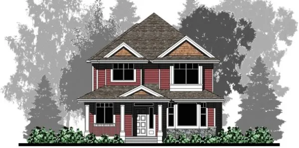 Full Rendering for House Plan #502402