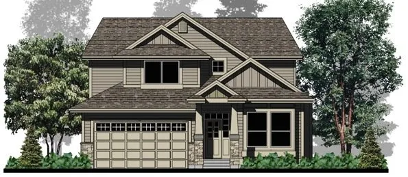 Full Rendering for House Plan #504012