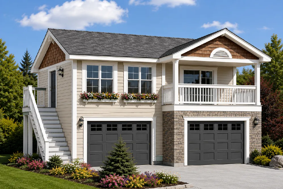 Full Rendering for House Plan #136254