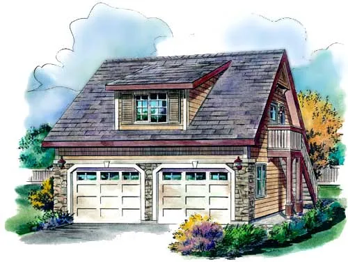 Full Rendering for House Plan #137254