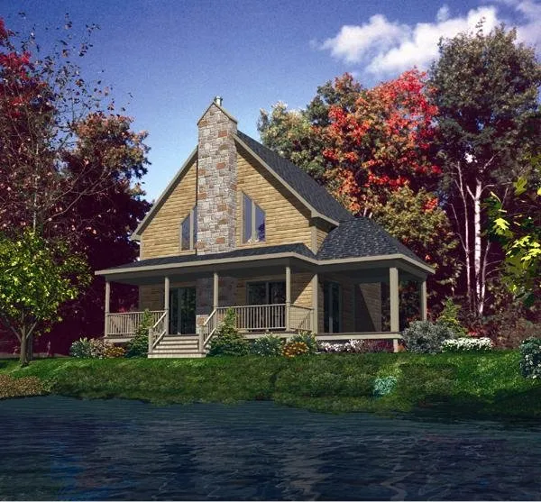 Full Rendering for House Plan #424431
