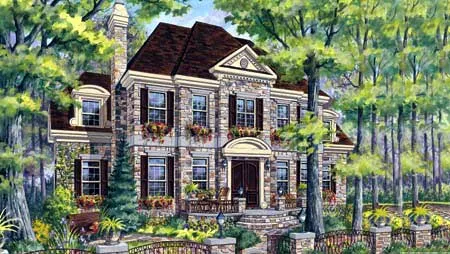 Full Rendering for House Plan #179953