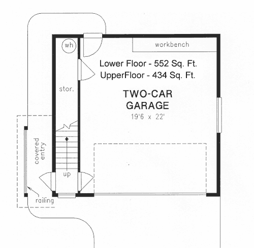 Main Floor Plan for House Plan #132354
