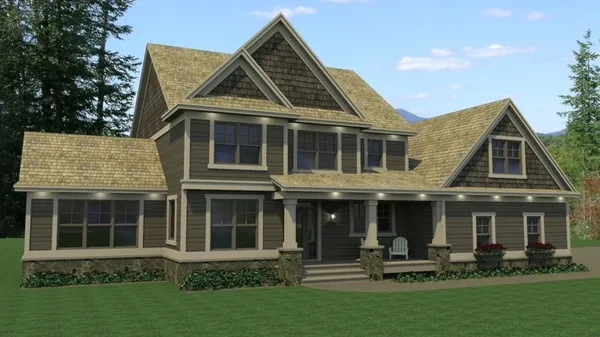 Full Rendering for House Plan #288943