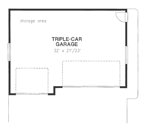 Main Floor Plan for House Plan #134729