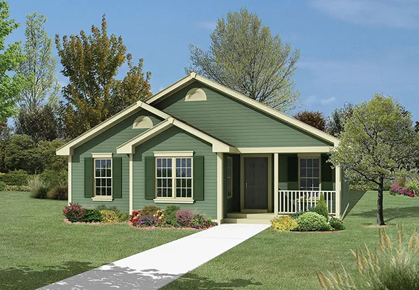 Full Rendering for House Plan #636931