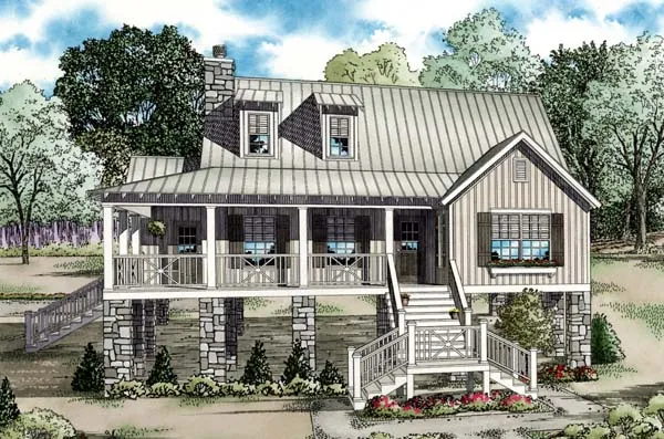 Full Rendering for House Plan #310911