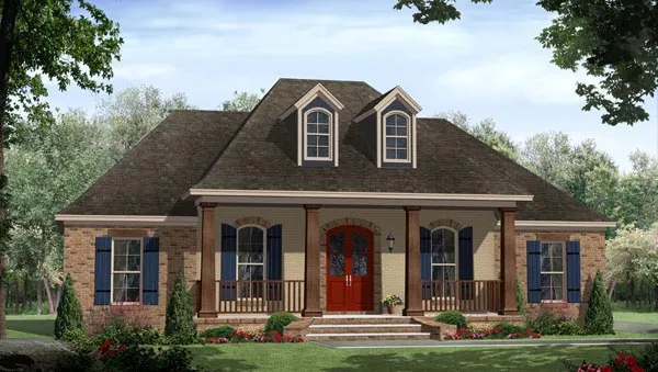 Full Rendering for House Plan #211461