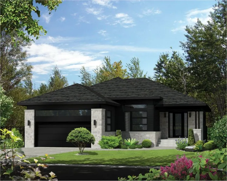 Full Rendering for House Plan #178851