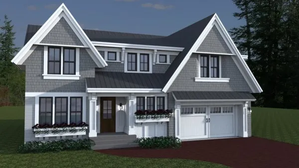 Full Rendering for House Plan #283553
