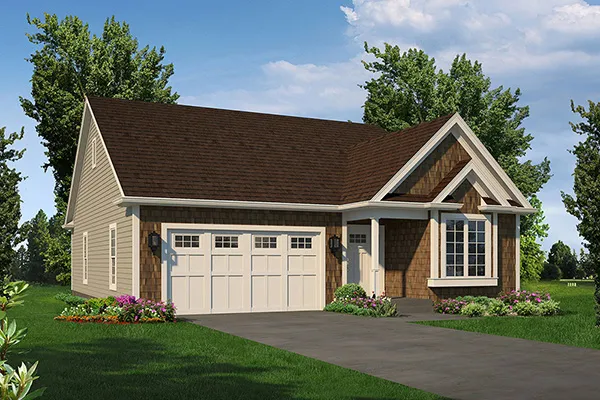 Full Rendering for House Plan #636631
