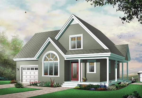 Full Rendering for House Plan #147862