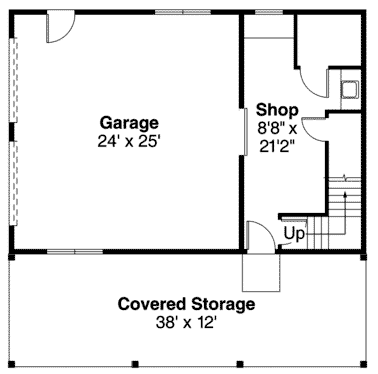 Main Floor Plan for House Plan #341602