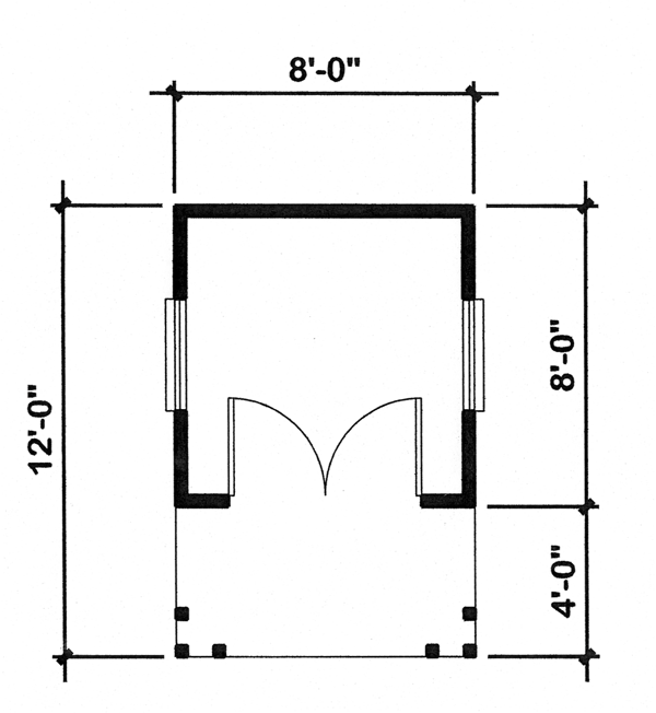 Main Floor Plan for Project Plan #182009