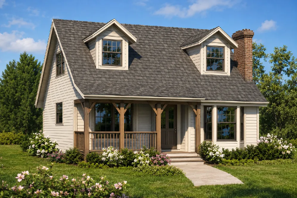 Full Rendering for House Plan #222176