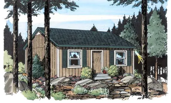 Full Rendering for House Plan #180675