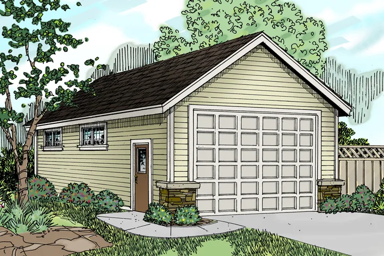 Full Rendering for House Plan #343002