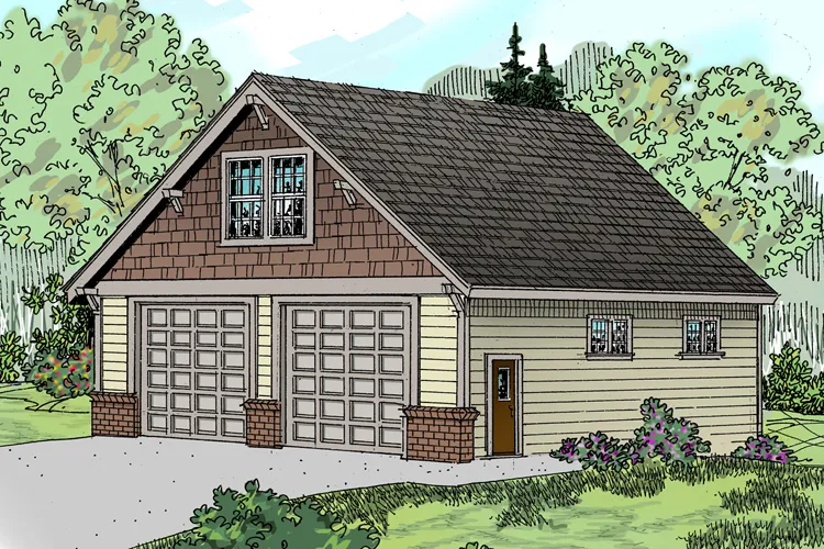 Full Rendering for House Plan #346402