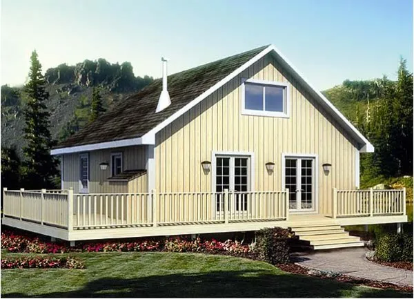 Full Rendering for House Plan #180489