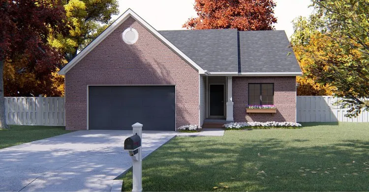 Full Rendering for House Plan #707004