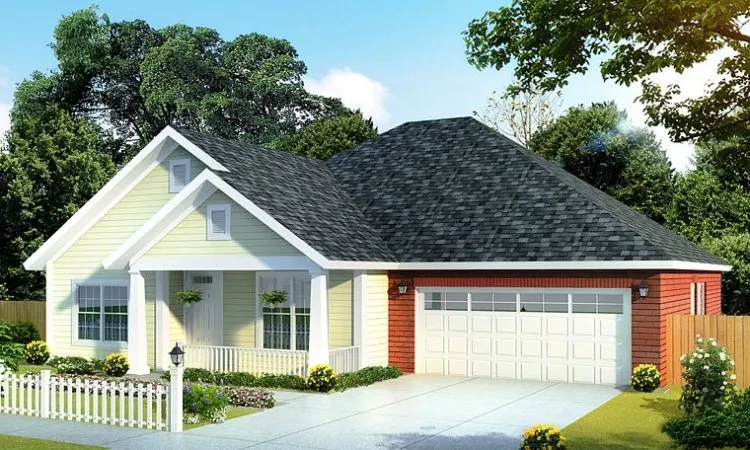 Full Rendering for House Plan #241694