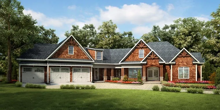 Full Rendering for House Plan #711373