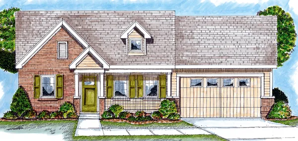 Full Rendering for House Plan #706962