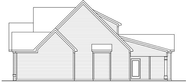 Right Elevation for House Plan #717632