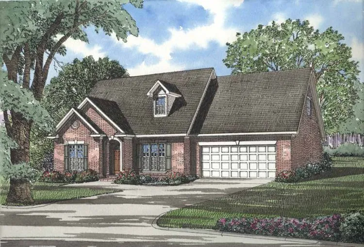 Full Rendering for House Plan #317961