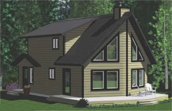 Full Rendering for House Plan #224212
