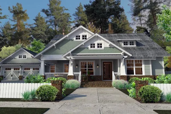 Full Rendering for House Plan #649781