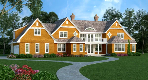 Full Rendering for House Plan #629875