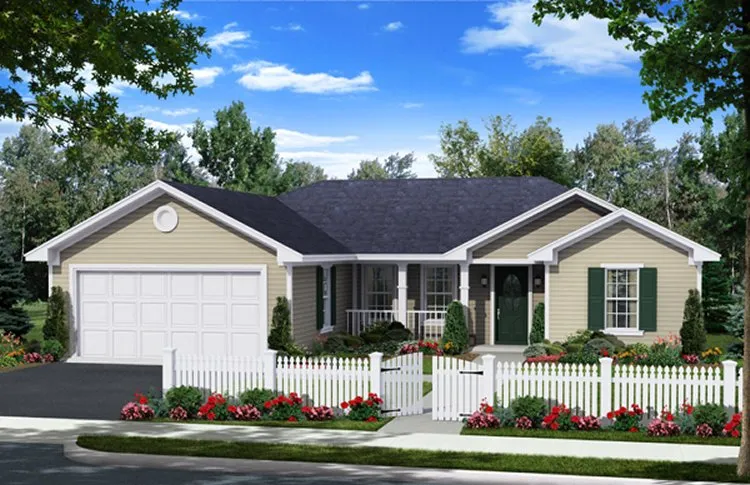 Full Rendering for House Plan #216121