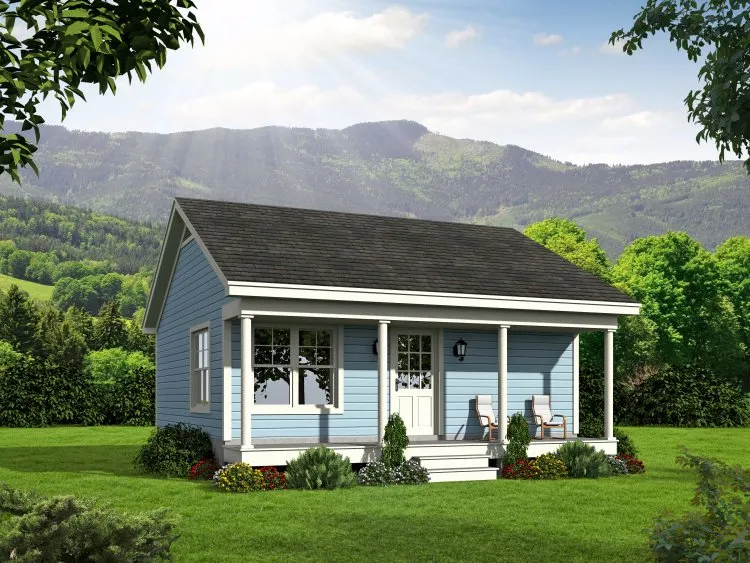 Full Rendering for House Plan #691650