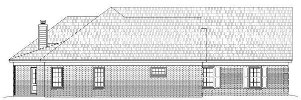 Right Elevation for House Plan #691032