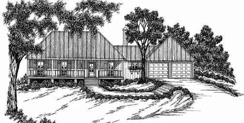 Full Rendering for House Plan #375931