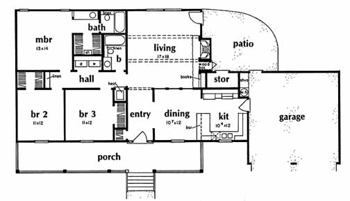 Main Floor Plan for House Plan #375931