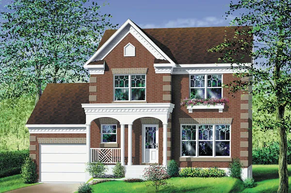 Full Rendering for House Plan #175931