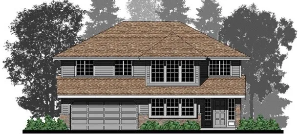 Full Rendering for House Plan #501052