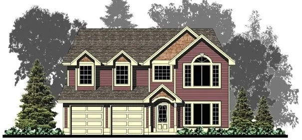 Full Rendering for House Plan #507152