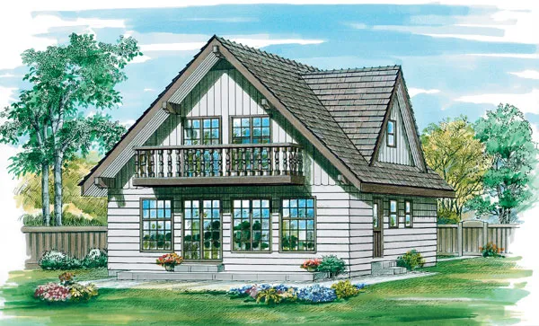 Full Rendering for House Plan #515061