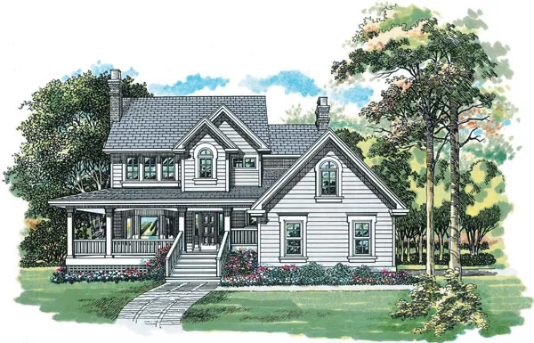 Full Rendering for House Plan #514291