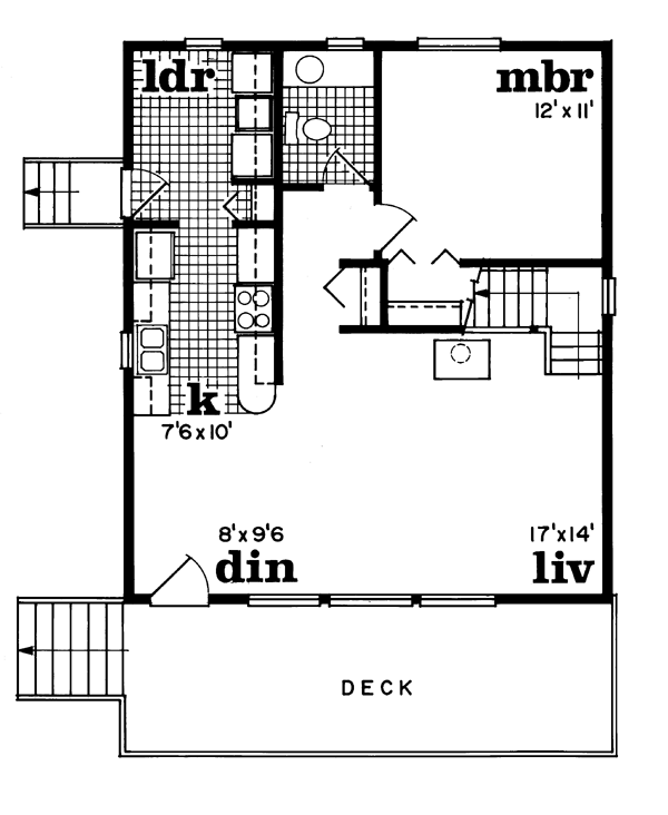 Main Floor Plan for House Plan #511831