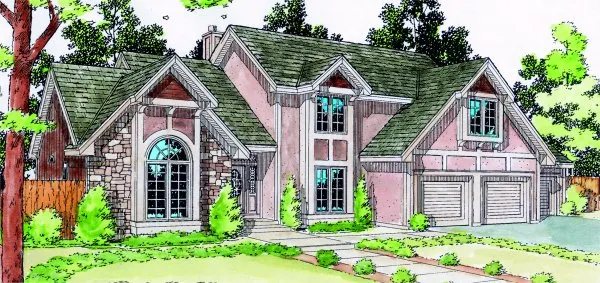 Full Rendering for House Plan #189912