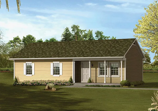 Full Rendering for House Plan #630611