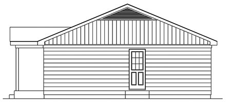 Right Elevation for House Plan #635431
